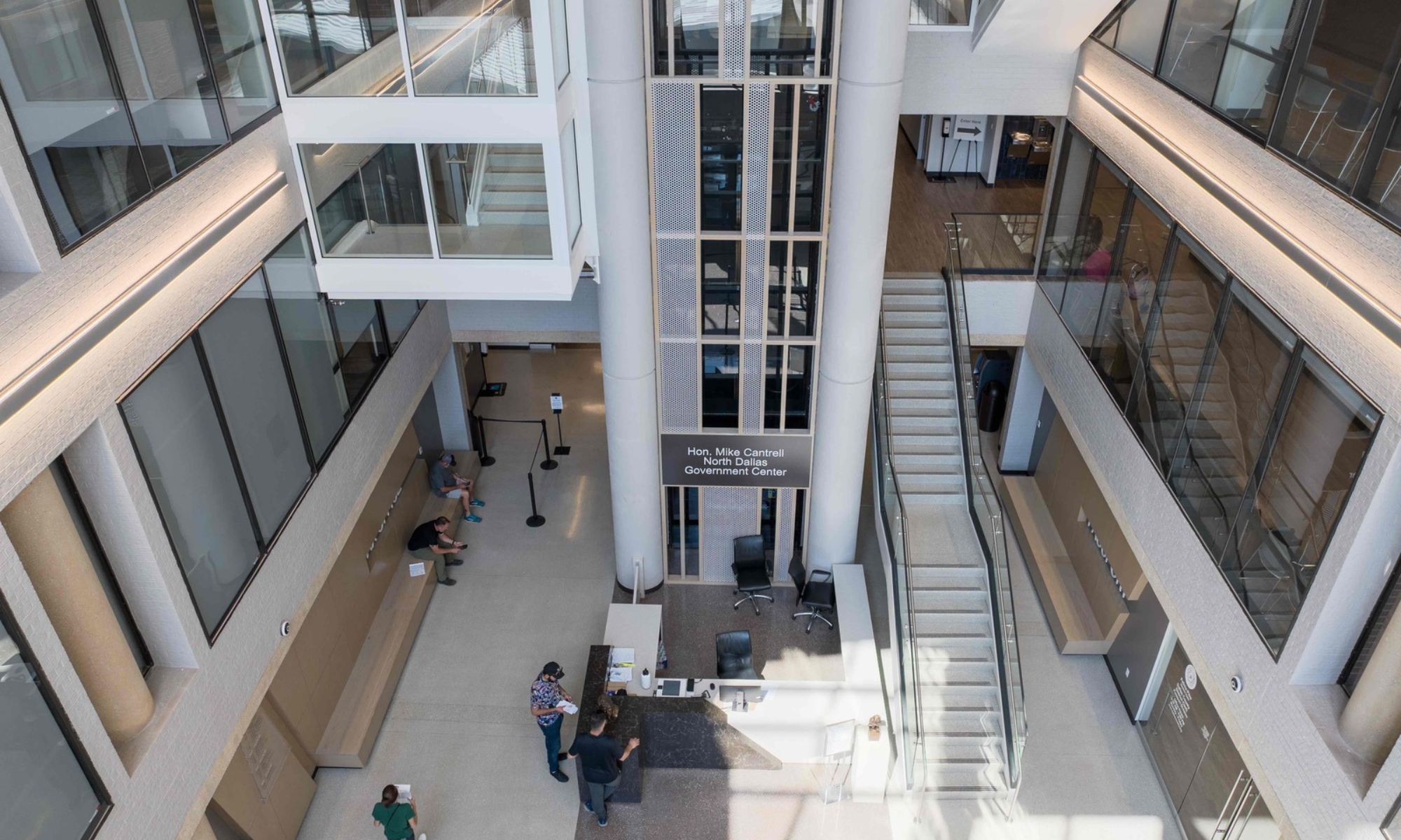 Dallas County North Government Center Lobby